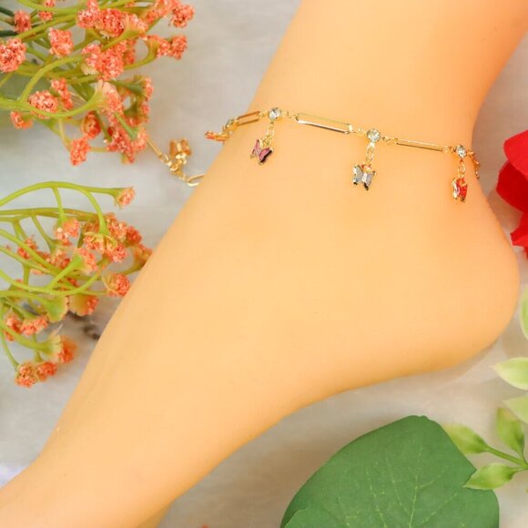 "New Beautiful Design Anklet for Women/Girls, Gift, A544 - Picture 7 of 10